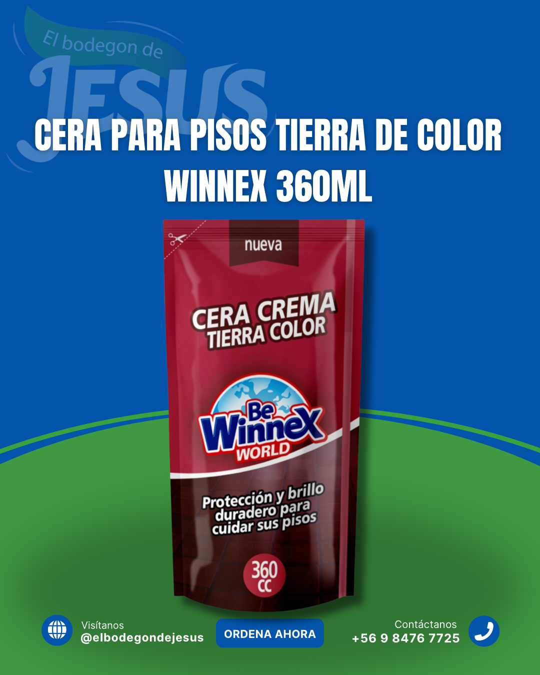 CERA PARA PISOS TIERRA DE COLOR