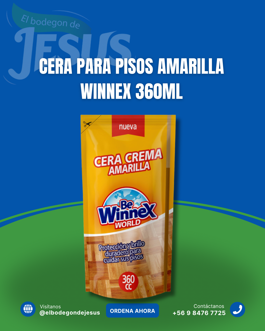 CERA PARA PISOS AMARILLA