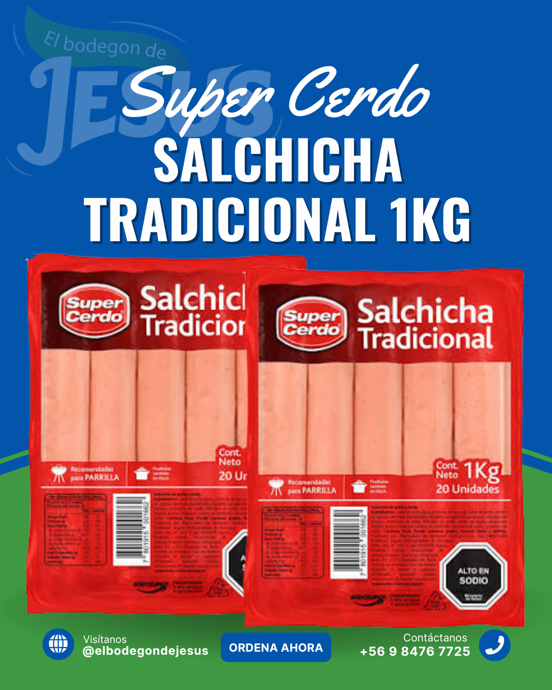 SALCHICHA SÚPER CERDO